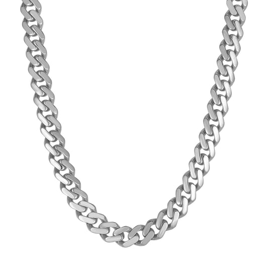 14k White Gold 22 inch Polished Curb Chain Necklace - Alexandria Jewelry & Company Beverly Hills