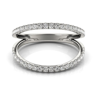 14k White Gold Diamond Split Band Ring (1/4 cttw) - Alexandria Jewelry & Company Beverly Hills