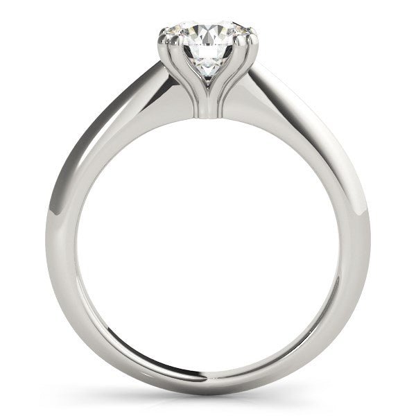 14k White Gold Double Prong Set Solitaire Diamond Engagement Ring (1 cttw) - Alexandria Jewelry & Company Beverly Hills