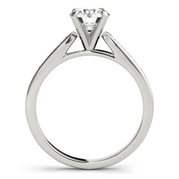 14k White Gold Single Row Diamond Engagement Ring (1 cttw) - Alexandria Jewelry & Company Beverly Hills