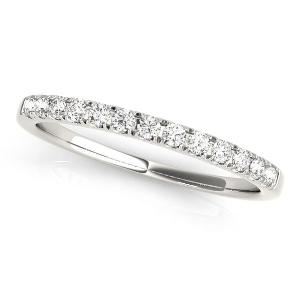 14k White Gold Timeless Diamond Wedding Ring (1/5 cttw) - Alexandria Jewelry & Company Beverly Hills