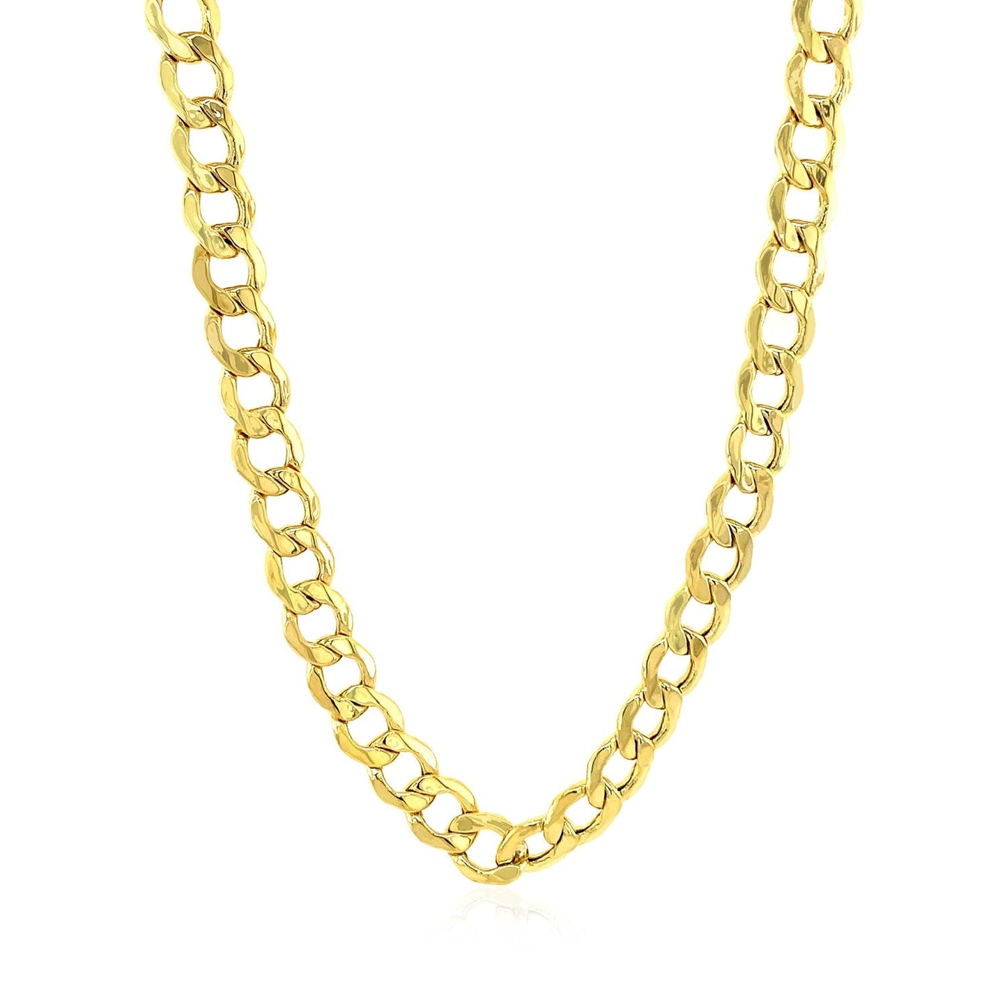 6.1mm 10k Yellow Gold Curb Chain - Alexandria Jewelry & Company Beverly Hills