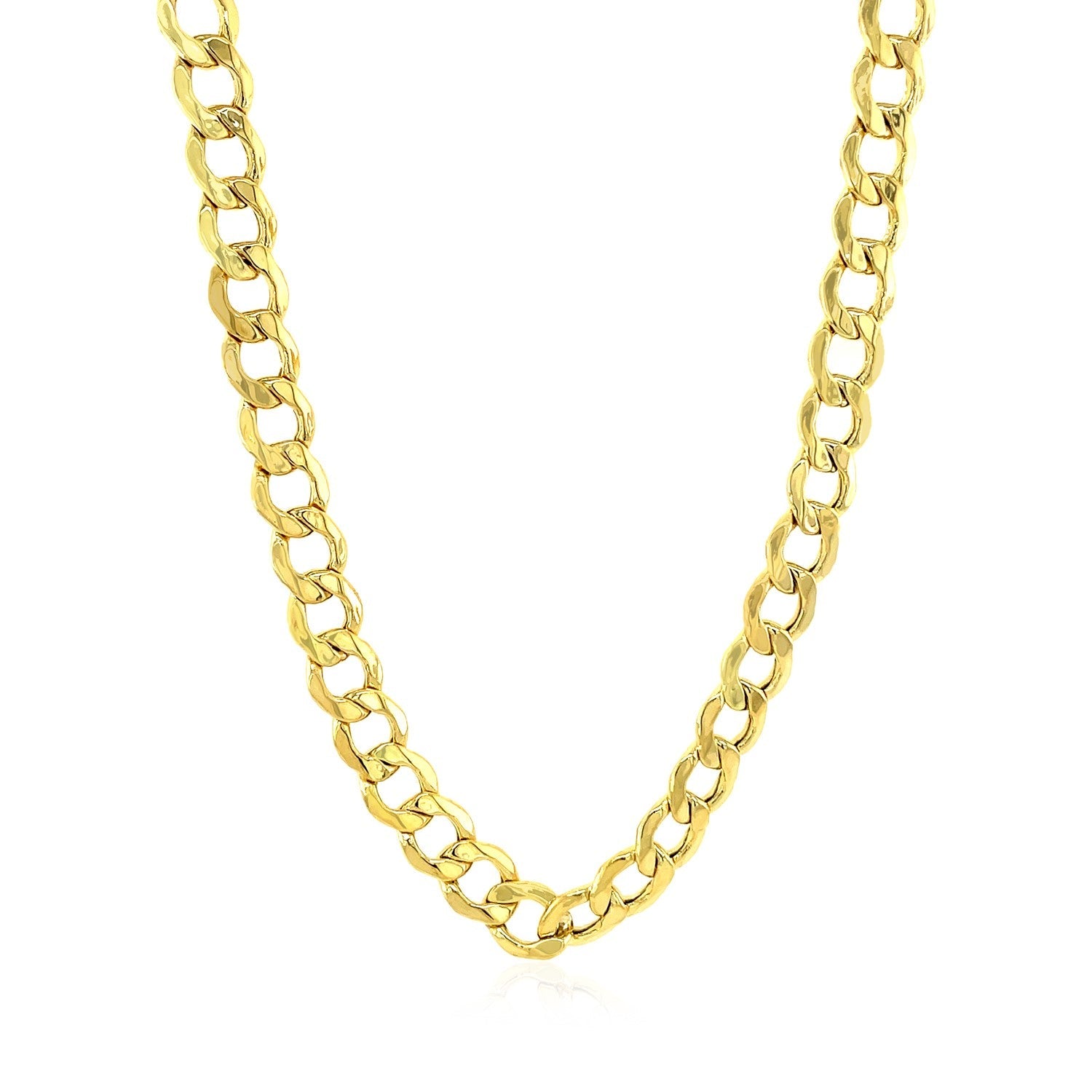 6.1mm 10k Yellow Gold Curb Chain - Alexandria Jewelry & Company Beverly Hills