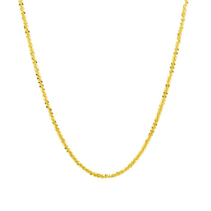 10k Yellow Gold Sparkle Chain 1.5mm