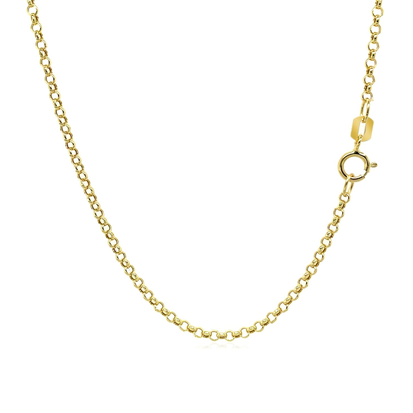 10k Yellow Gold Rolo Chain 1.9mm