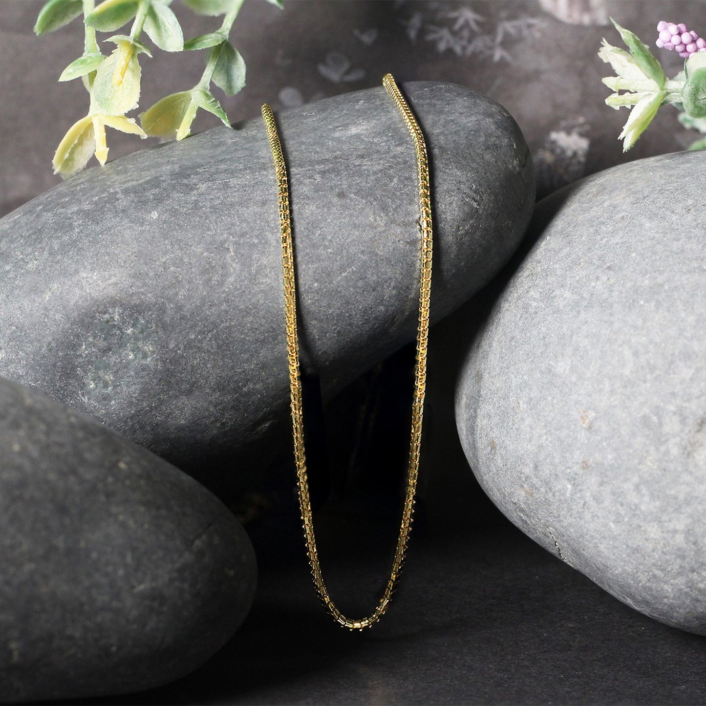 14k Yellow Gold Ice Chain 1.3mm