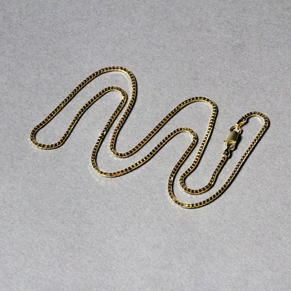 14k Yellow Gold Ice Chain 1.3mm