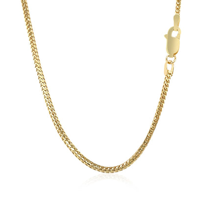 14k Yellow Gold Franco Chain 1.8mm