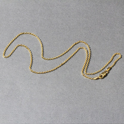 14k Yellow Gold Forsantina Lite Cable Link Chain 1.5mm