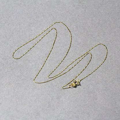 14k Yellow Gold Classic Box Chain 0.4mm