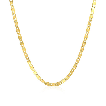 2.3mm 10k Yellow Gold Mariner Link Chain