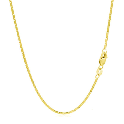 14k Yellow Gold Lumina Pendant Chain 1.0mm