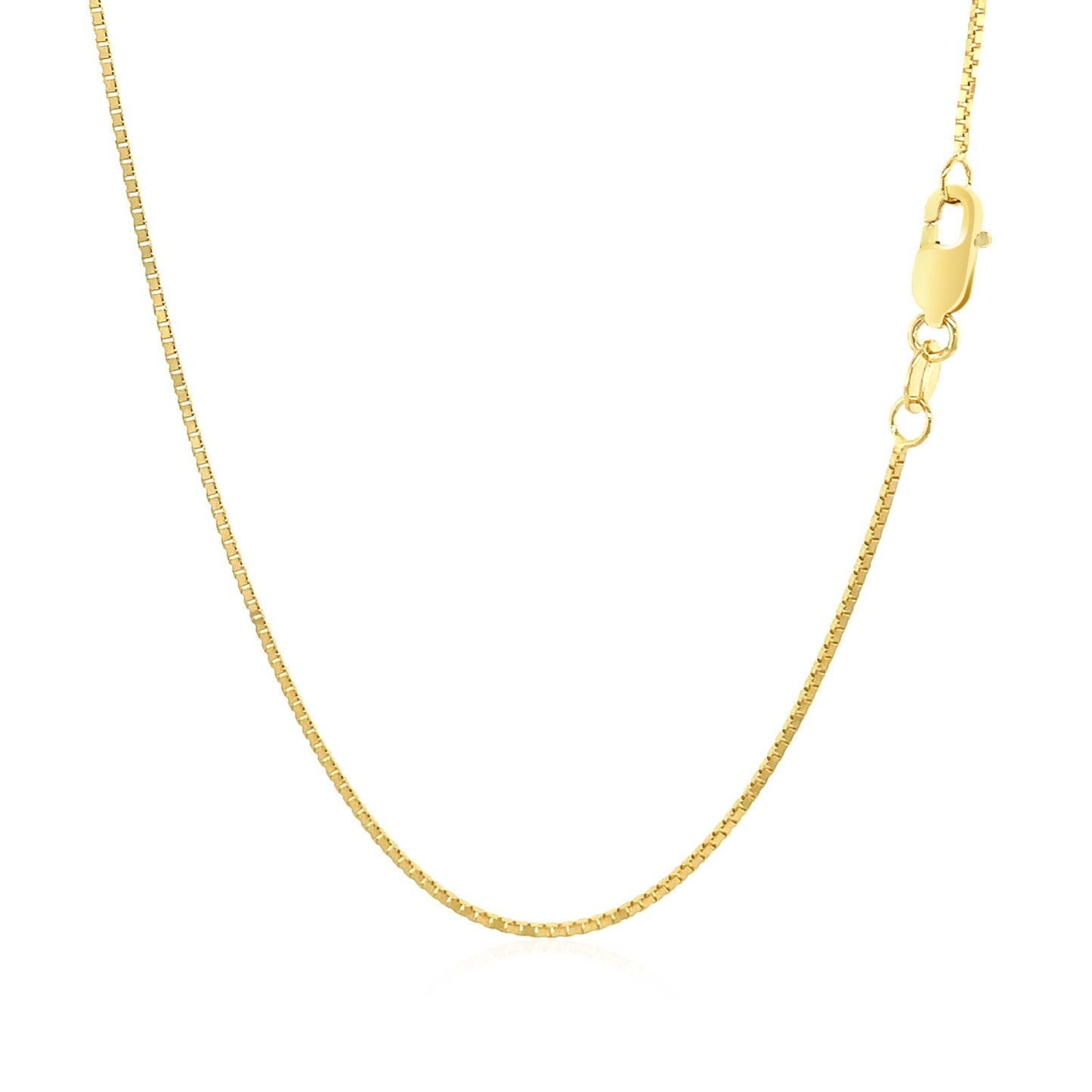 10k Yellow Gold Classic Box Chain 0.8mm