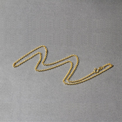 14k Yellow Gold Rolo Chain 1.9mm