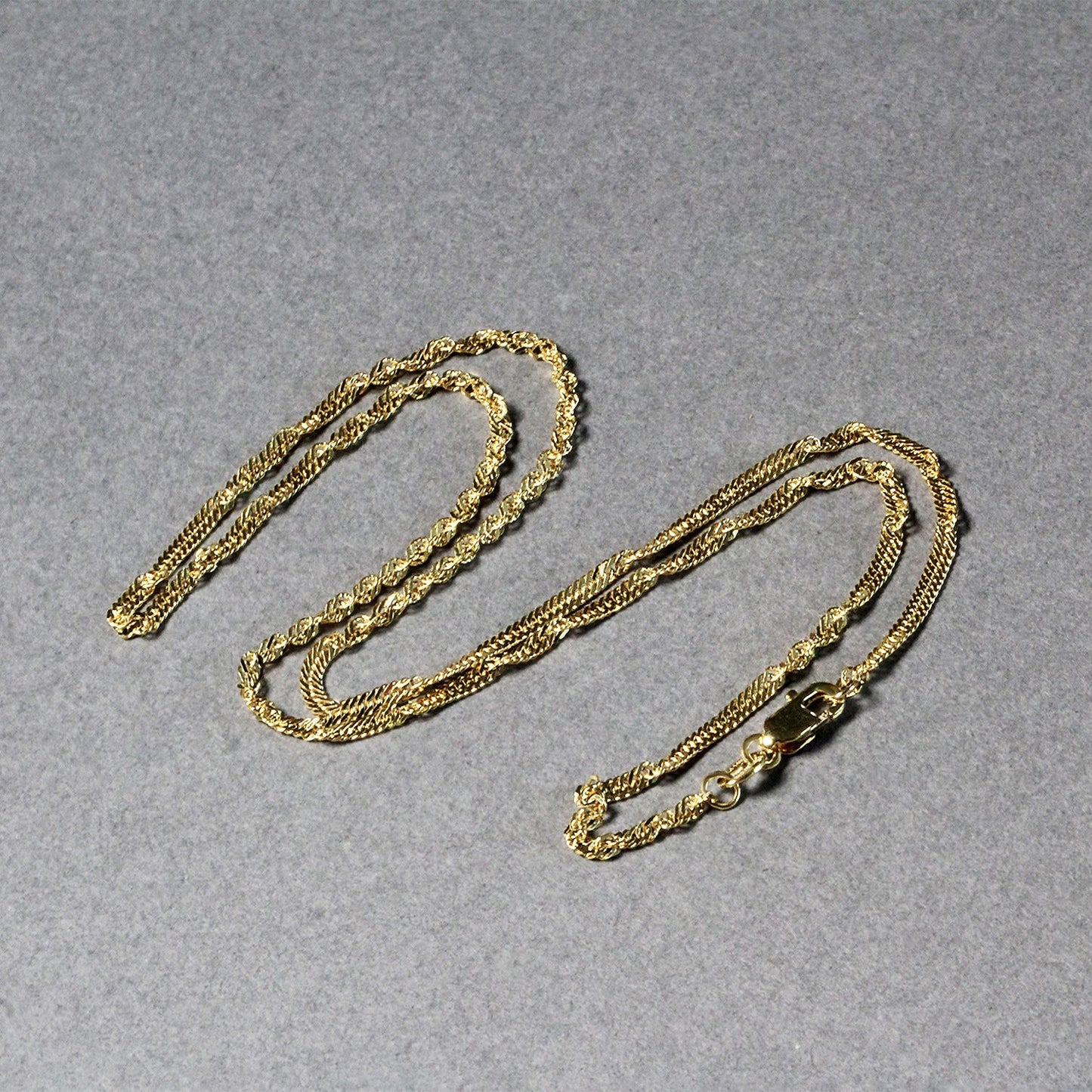 14k Yellow Gold Singapore Chain 1.7mm